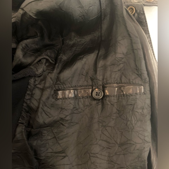 Jan & Carlos Soft Leather Jacket Black Size:54 - Picture 8 of 9